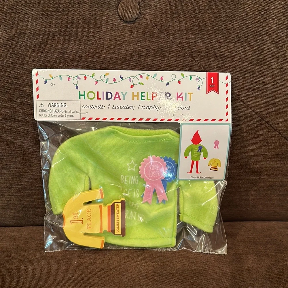 Target Santas elf Holiday helper accessories 8 packaged themes, all NWT